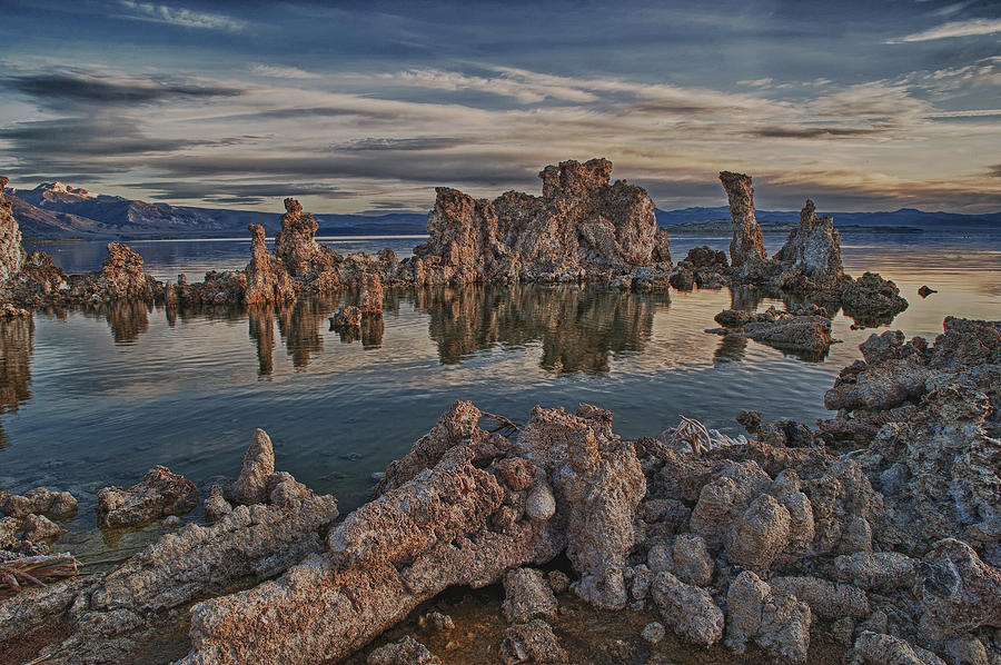 Tufas at Mono Lake Photograph by Wade Aiken