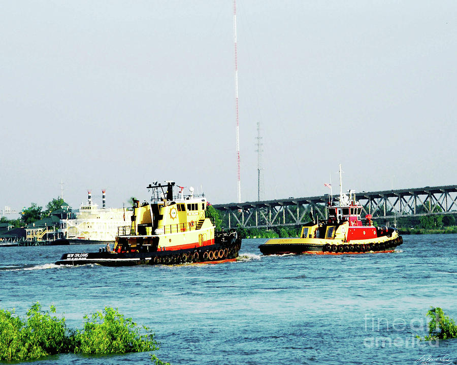 Tugs in High Water at Red Stick 2011 Photograph by Lizi Beard-Ward