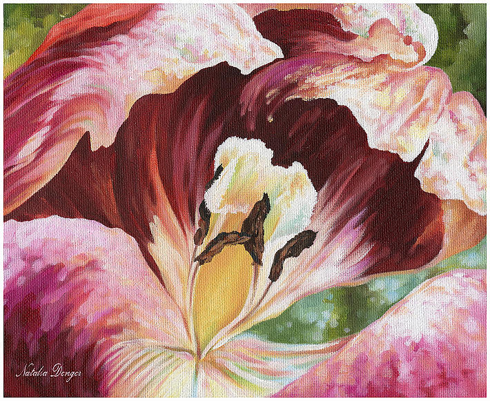 Tulip Sansation Painting by Natasha Denger