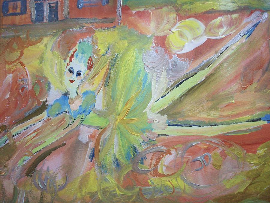 Tumbleweed Fairy Painting by Judith Desrosiers