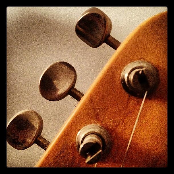 Guitar Still Life Photograph - Tune Up by Ken Powers
