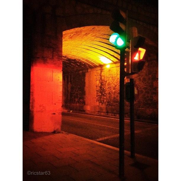 Instagram Photograph - Tunnel & Lights by Ric Spencer