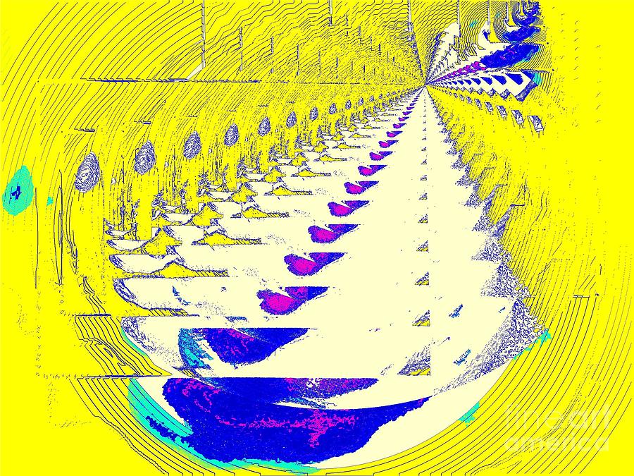 Tunnel Vision Digital Art by Eva-Maria Di Bella