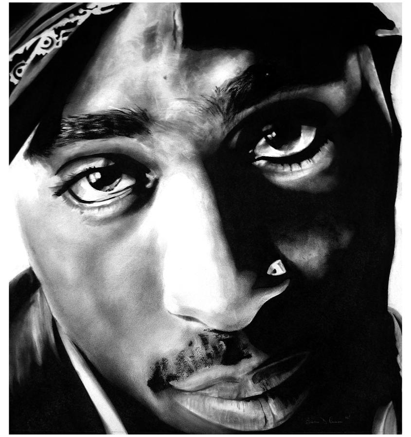 Tupac Drawing by Brian Curran - Fine Art America