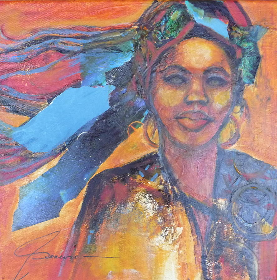 Turban Unravelling Painting by Genevie Henderson - Fine Art America