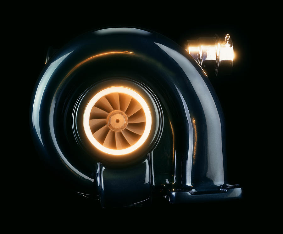 Device Photograph - Turbocharger by Mark Sykes