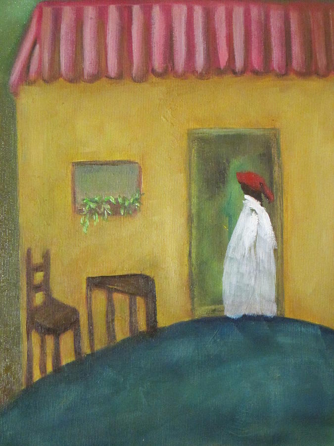 Turkish Cafe After Macke Painting by Patricia Cleasby