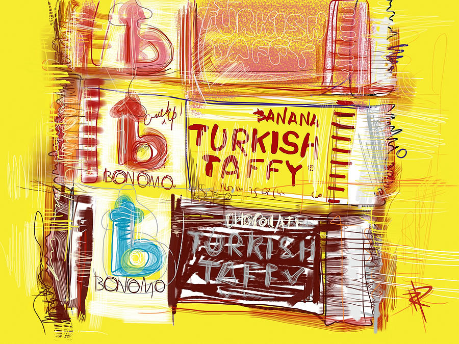 Turkish Taffy Mixed Media by Russell Pierce