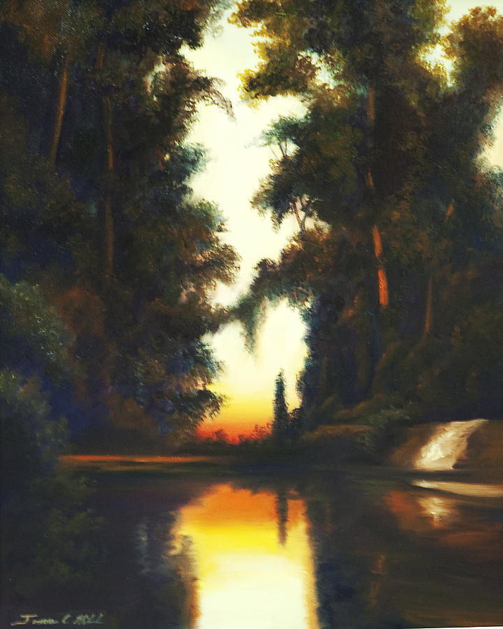Turners Sunset Painting by James Hill