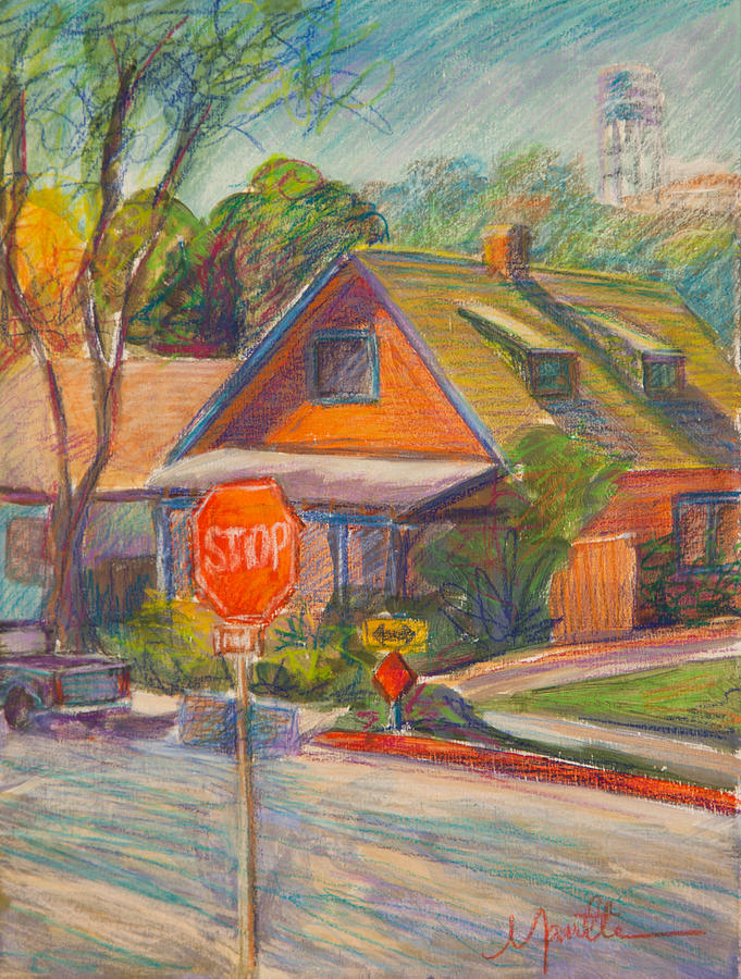 House Painting - Turning Point by Athena Mantle House Painting - Turning Point by Athena Mantle