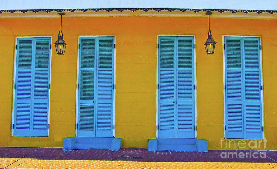 Turquoise and Yellow Photograph by Frances Ann Hattier