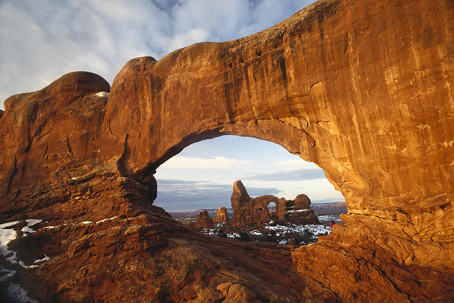 Turret Arch Through North Window Arch Photograph by Tim Fitzharris