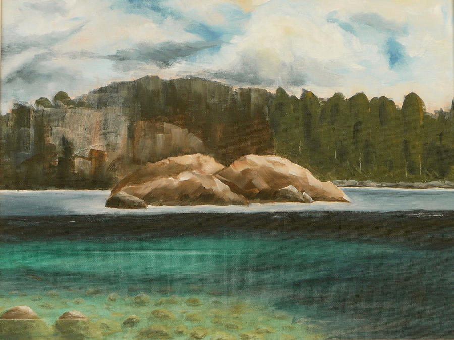 Turtle Island Painting by Jo Appleby