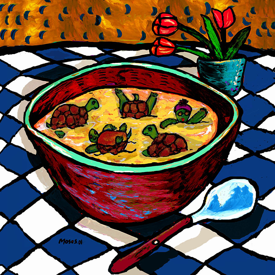 Turtle Soup Painting by Dale Moses
