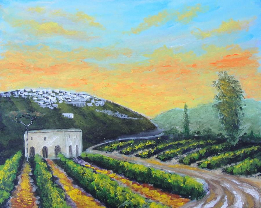 Tuscan Colors Painting by Larry Cirigliano