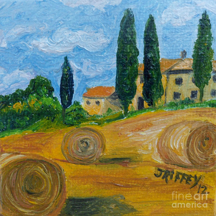 Tuscan Harvest Painting by Julie Brugh Riffey