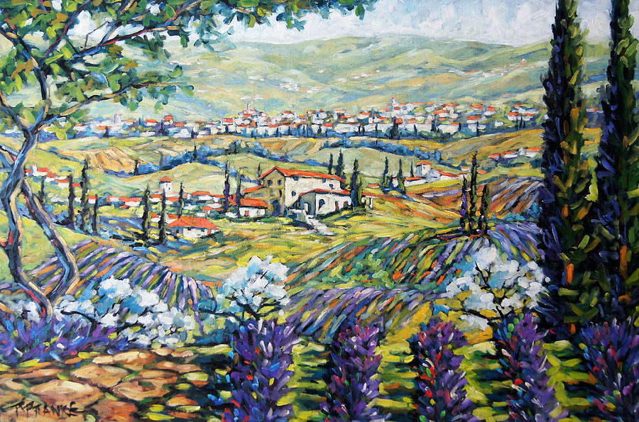 Tuscan Lavender Perfume by Prankearts Painting by Richard T Pranke