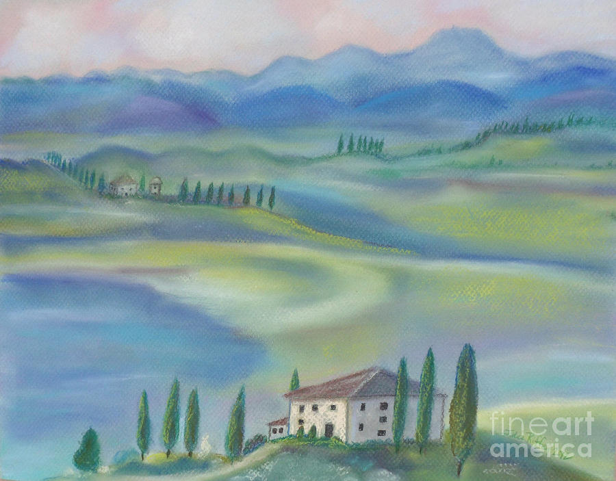 Tuscan Vista Pastel by Julie Brugh Riffey