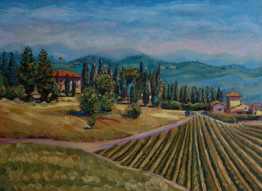 Tuscany Summer Painting By Efim Melnik - Fine Art America