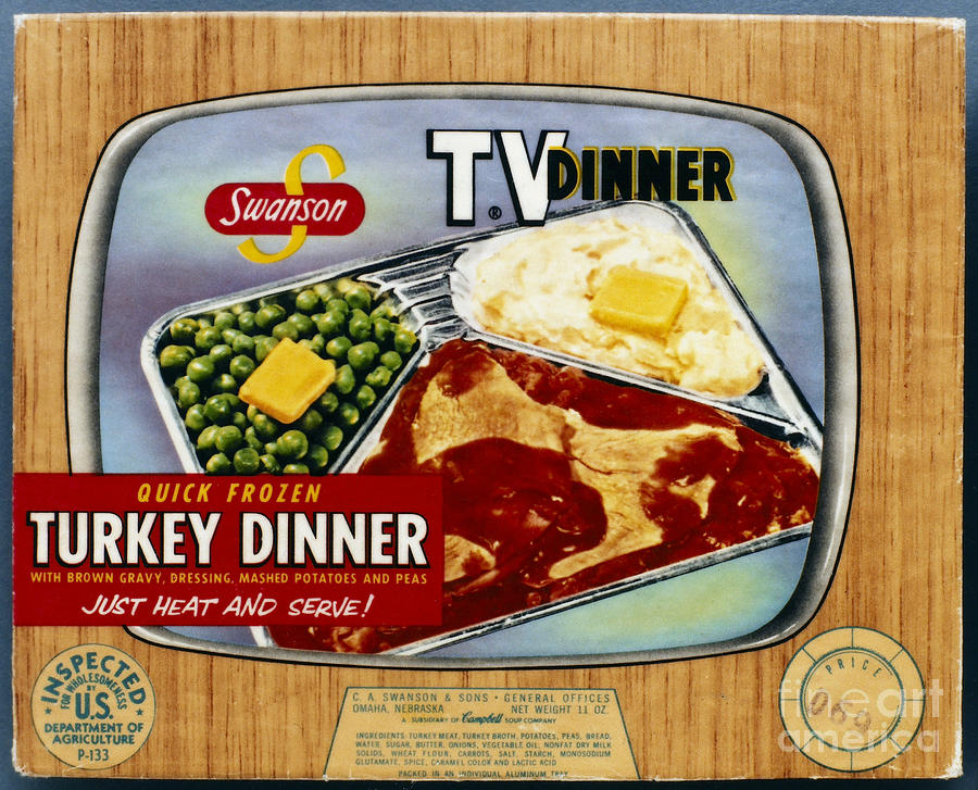 Tv Dinner, 1954 Photograph by Granger