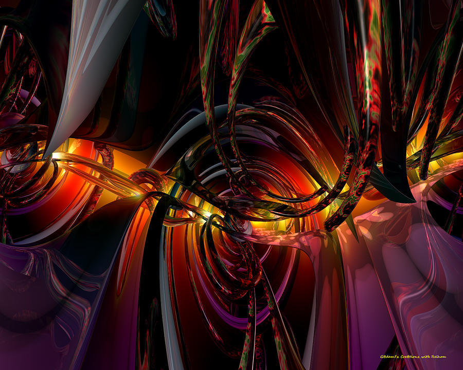 Twilight N Abstract Monster Fx Digital Art By G Adam Orosco - Pixels