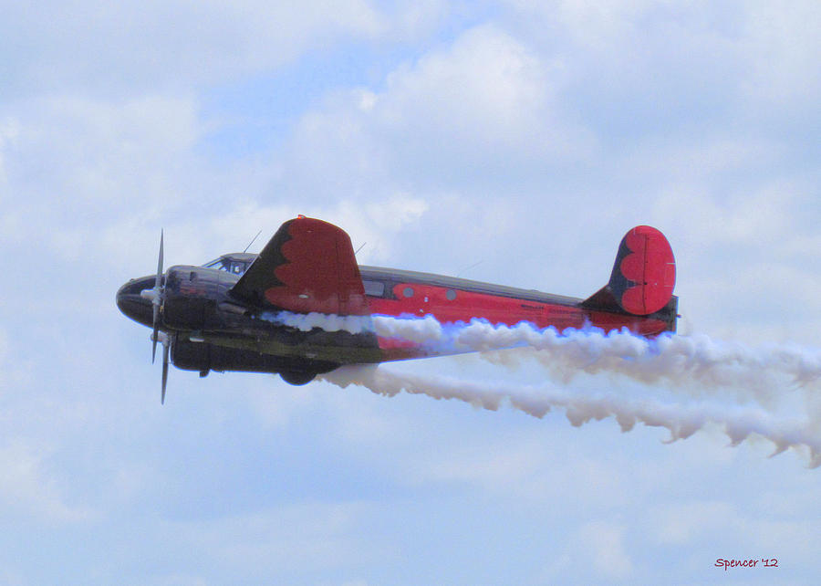 Twin Beech 18 Photograph by T Guy Spencer