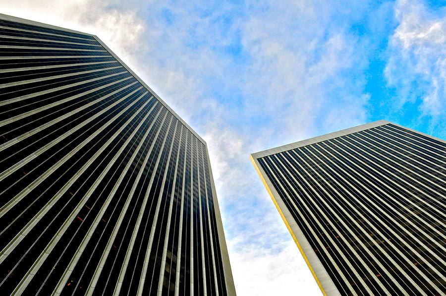 Twin Skyscrapers Photograph by Kevin Ouellette - Pixels