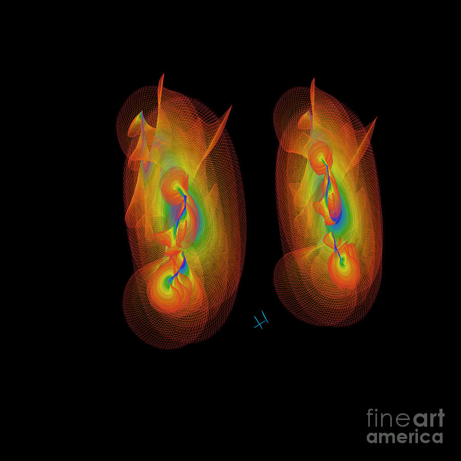 Abstract Digital Art - Twins by Hayrettin Karaerkek Abstract Digital Art - Twins by Hayrettin Karaerkek