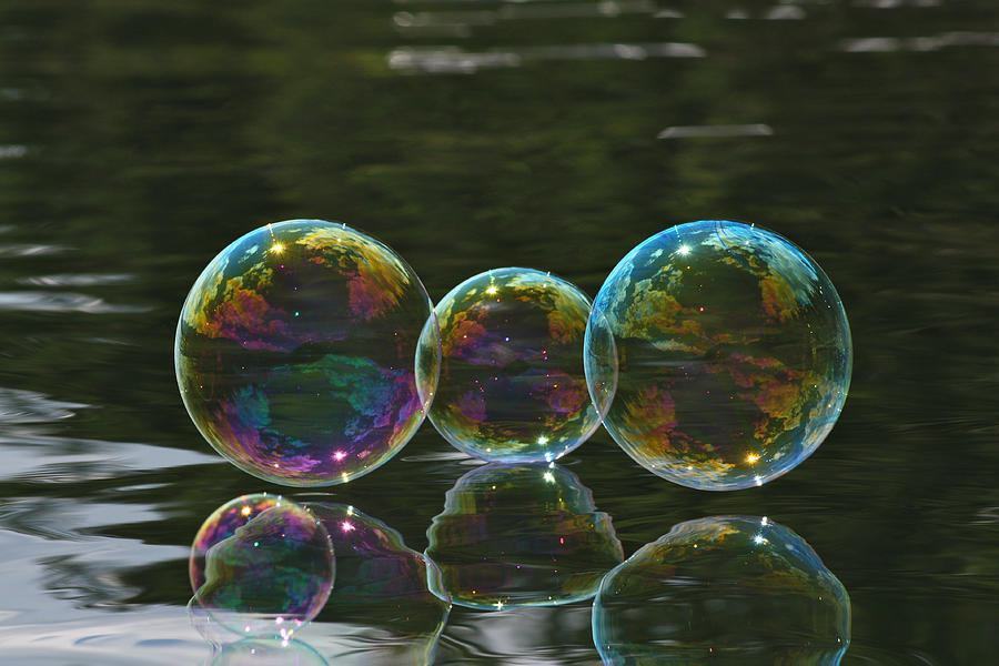 Two and a Half Bubbles Photograph by Cathie Douglas