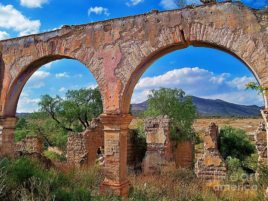 Two Arches In Pozos Photograph by John  Kolenberg