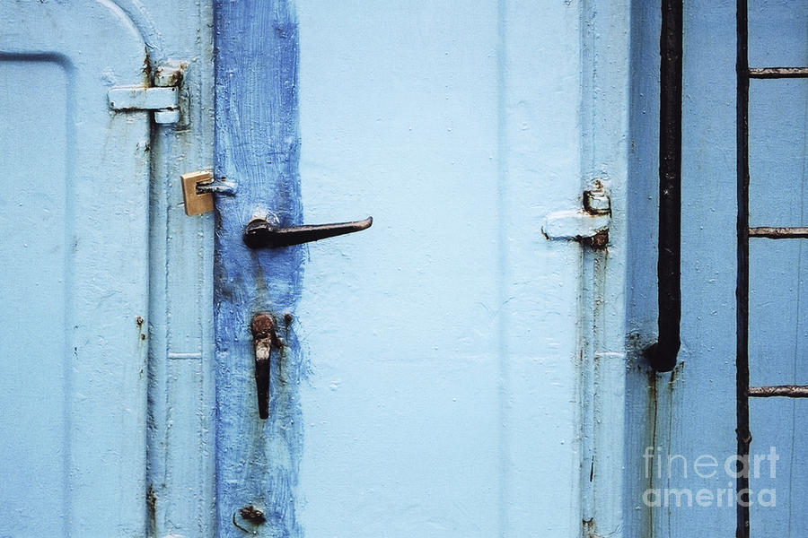 Ship Photograph - Two Handles And A Padlock by Agnieszka Kubica Ship Photograph - Two Handles And A Padlock by Agnieszka Kubica