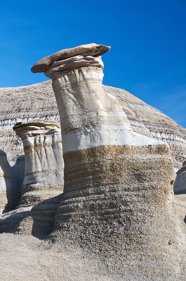 Two Large Hoodoos Photograph by David Kleinsasser