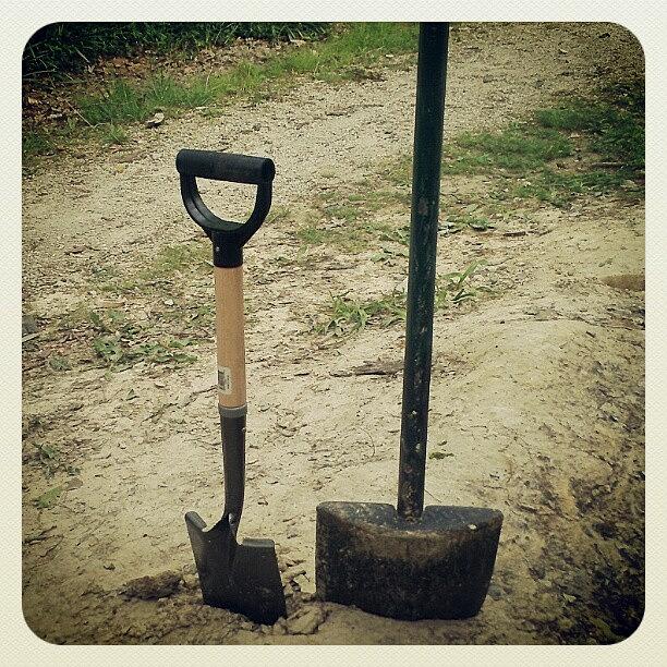 Indiana Photograph - Two Shovels #browncounty  #indiana by Tosha Daugherty