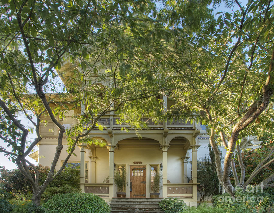 Two Story House Seen From the Street Photograph by Andersen Ross - Fine ...