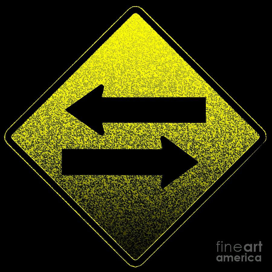 Two Way Street Digital Art by Dale   Ford