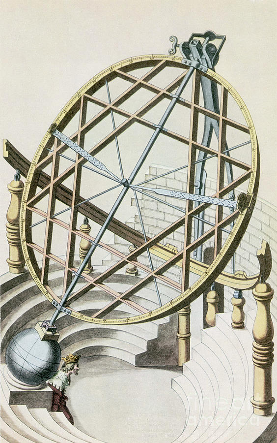 Tycho Brahes Armillary Sphere Photograph by Science Source