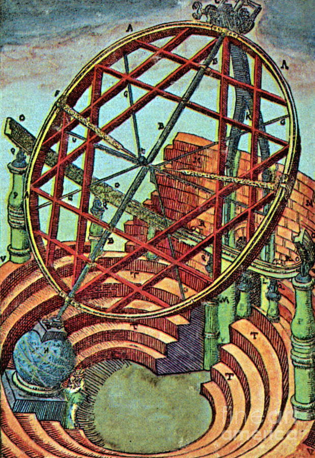 Tycho Brahes Equatorial Armillary Photograph by Science Source