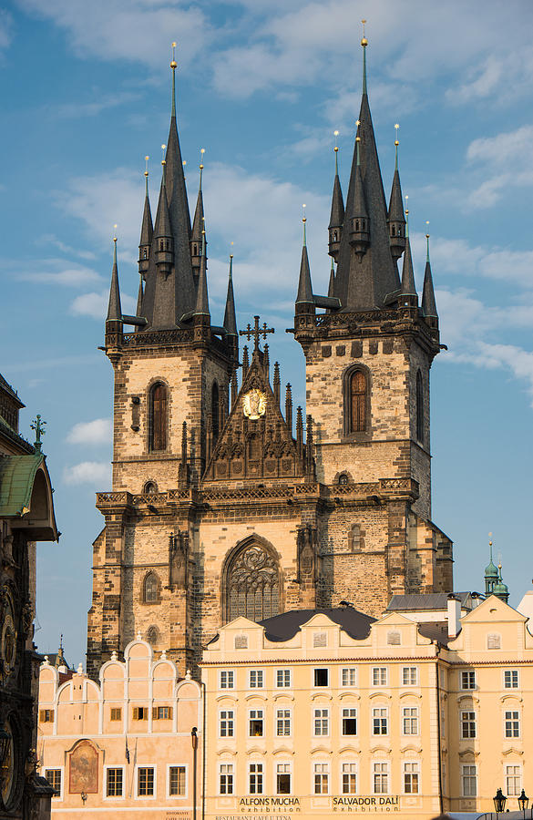 Tyn Church Old Town Of Prague Czech Republic Photograph By Matthias 