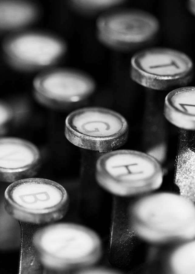 Typewriter keys Photograph by Falko Follert