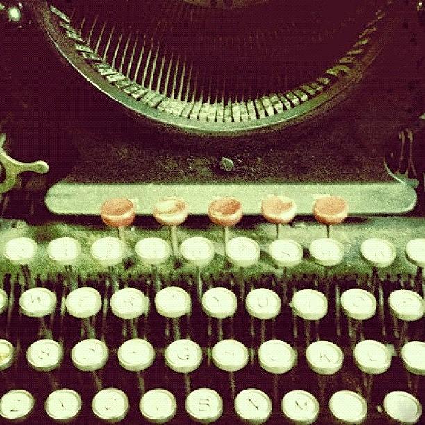 Vintage Photograph - #typewriter #vintage #classic by Donny Bajohr