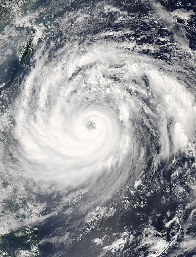 Typhoon Krosa Photograph by Nasa
