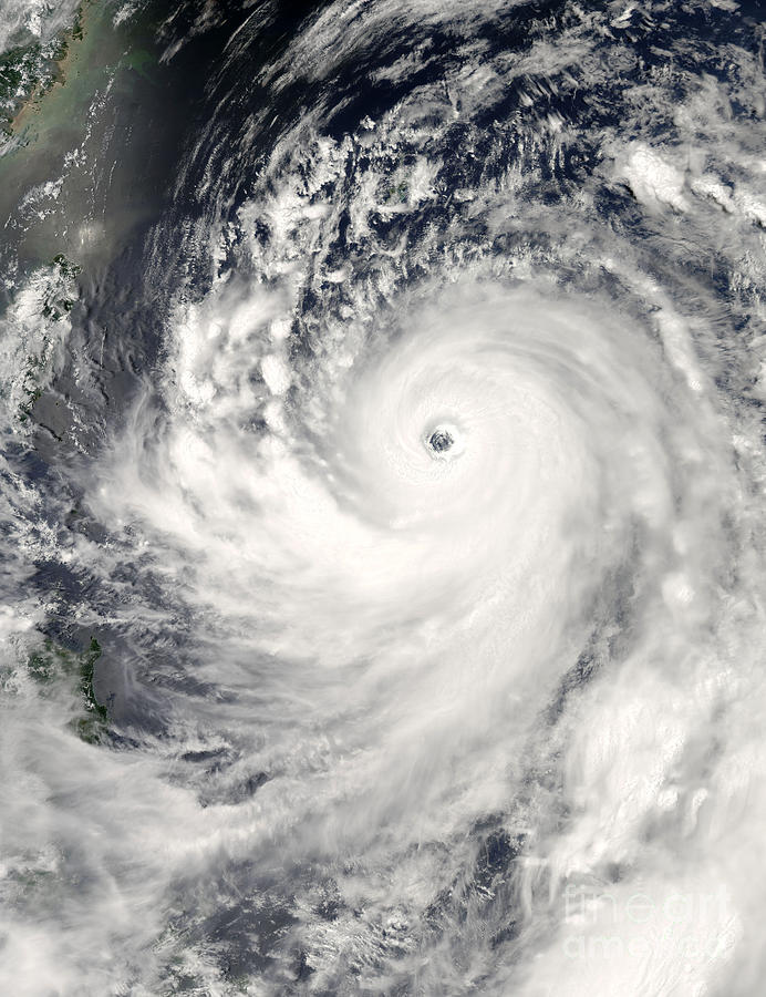 Typhoon Man-yi Photograph by Nasa