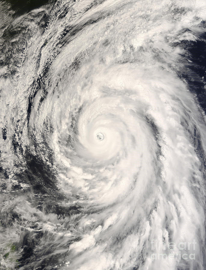 Typhoon Rammasun In The Philippine Sea Photograph by Stocktrek Images