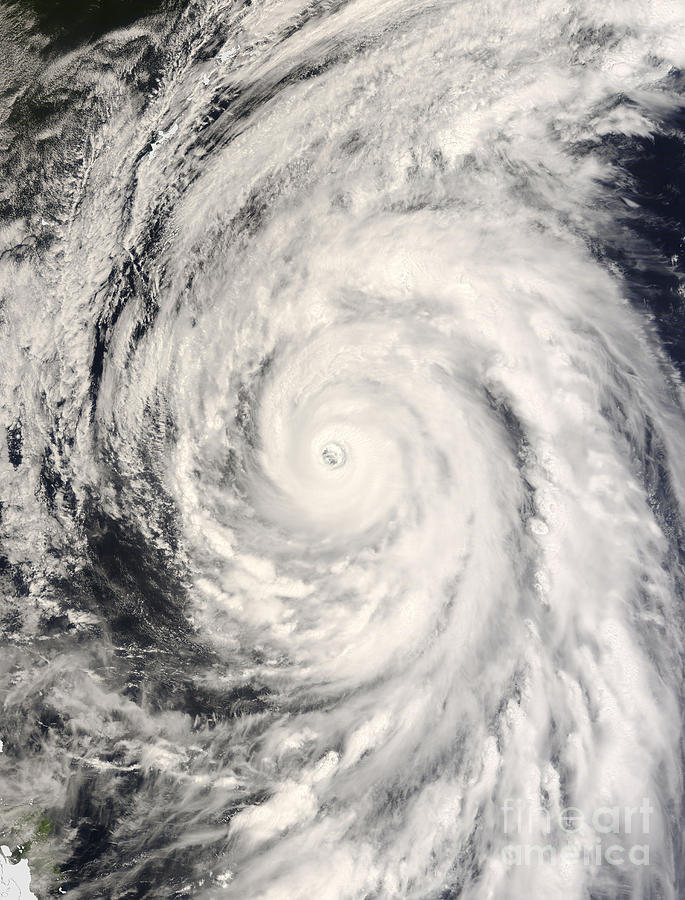 Typhoon Rammasun Photograph by Nasa
