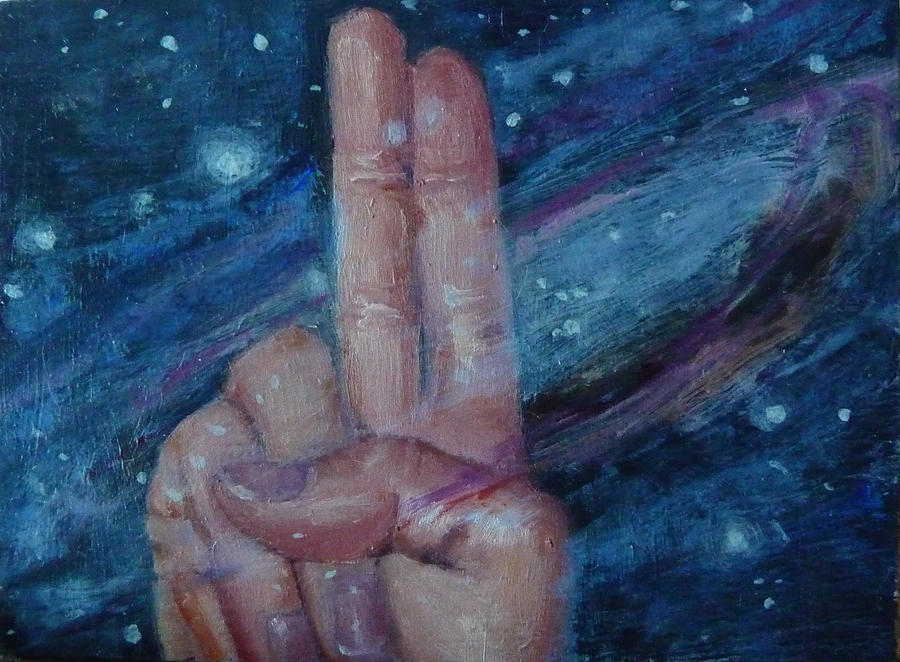 U is for Universe Painting by Jessmyne Stephenson