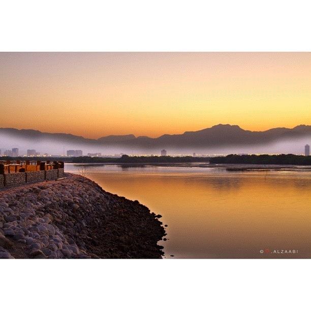 Beautiful Photograph - #uae #rak #corniche #sunrise #hdr #idea by Omar Alzaabi