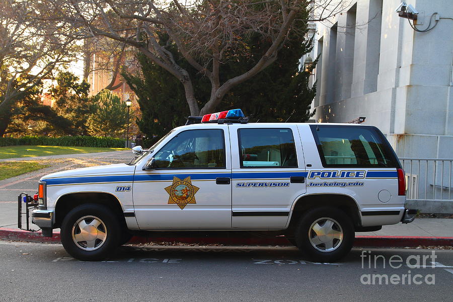 UC Berkeley Campus Police SUV  . 7D10182 Photograph by Wingsdomain Art and Photography