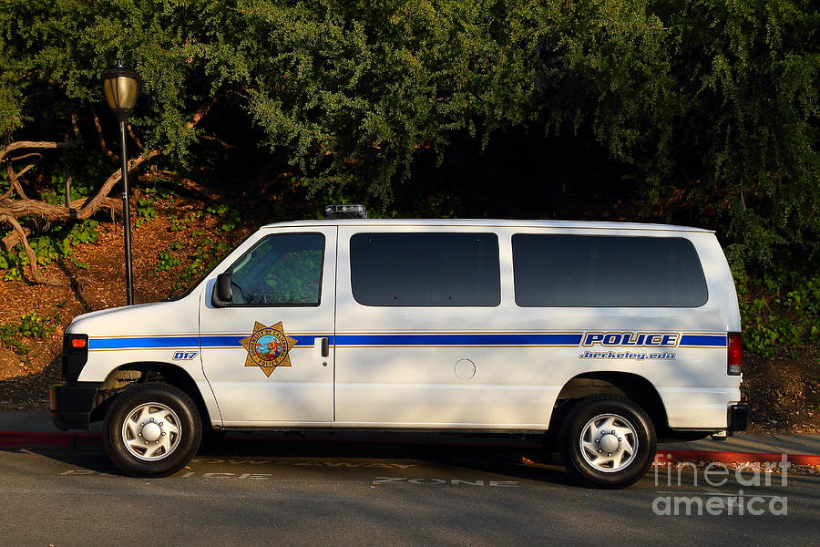 UC Berkeley Campus Police Van  . 7D10180 Photograph by Wingsdomain Art and Photography