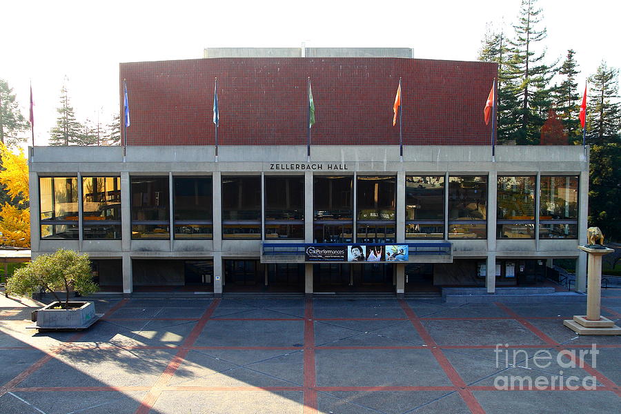 UC Berkeley . Zellerbach Hall . 7D10012 Photograph by Wingsdomain Art and Photography