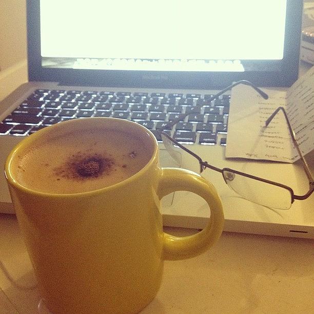 Coffee Photograph - Ugh Finishing Up An Article... Time For by Ica Mercado 💋